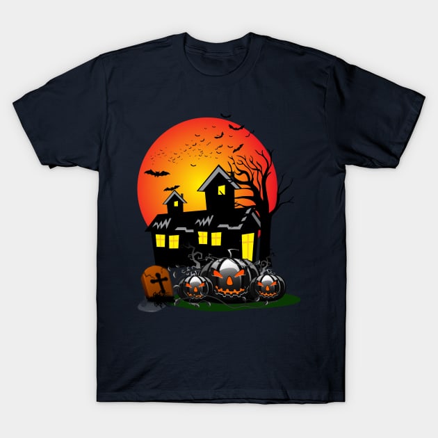 Halloween Celebration T-Shirt by Just Kidding by Nadine May